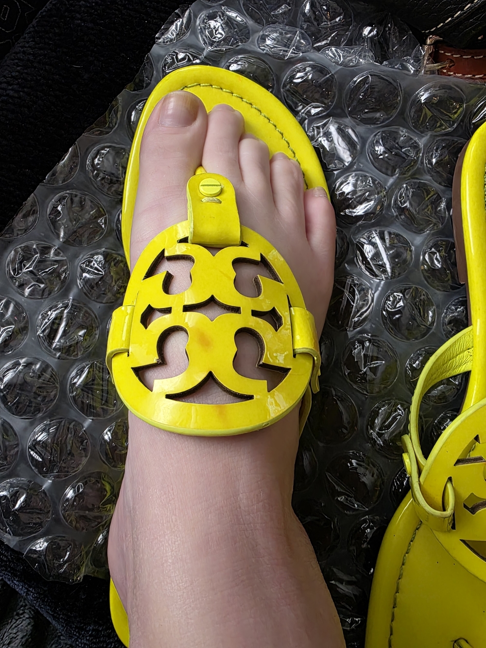 TORY BURCH MILLER SANDLES SIZE 9 - Picture 3 of 9